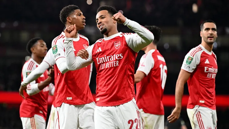 Trận đấu giữa Arsenal và Brighton